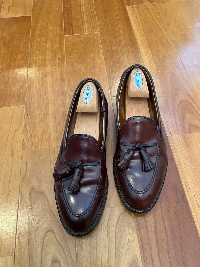 Alden タッセルローファー コードバン バーガンディ　563