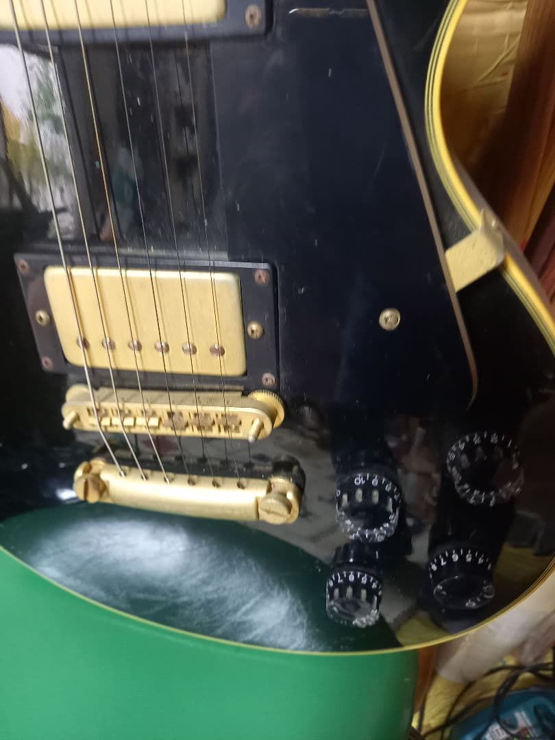 エレキギター ブラック 22フレット ハムバッカー