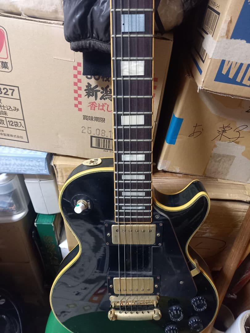 エレキギター ブラック 22フレット ハムバッカー