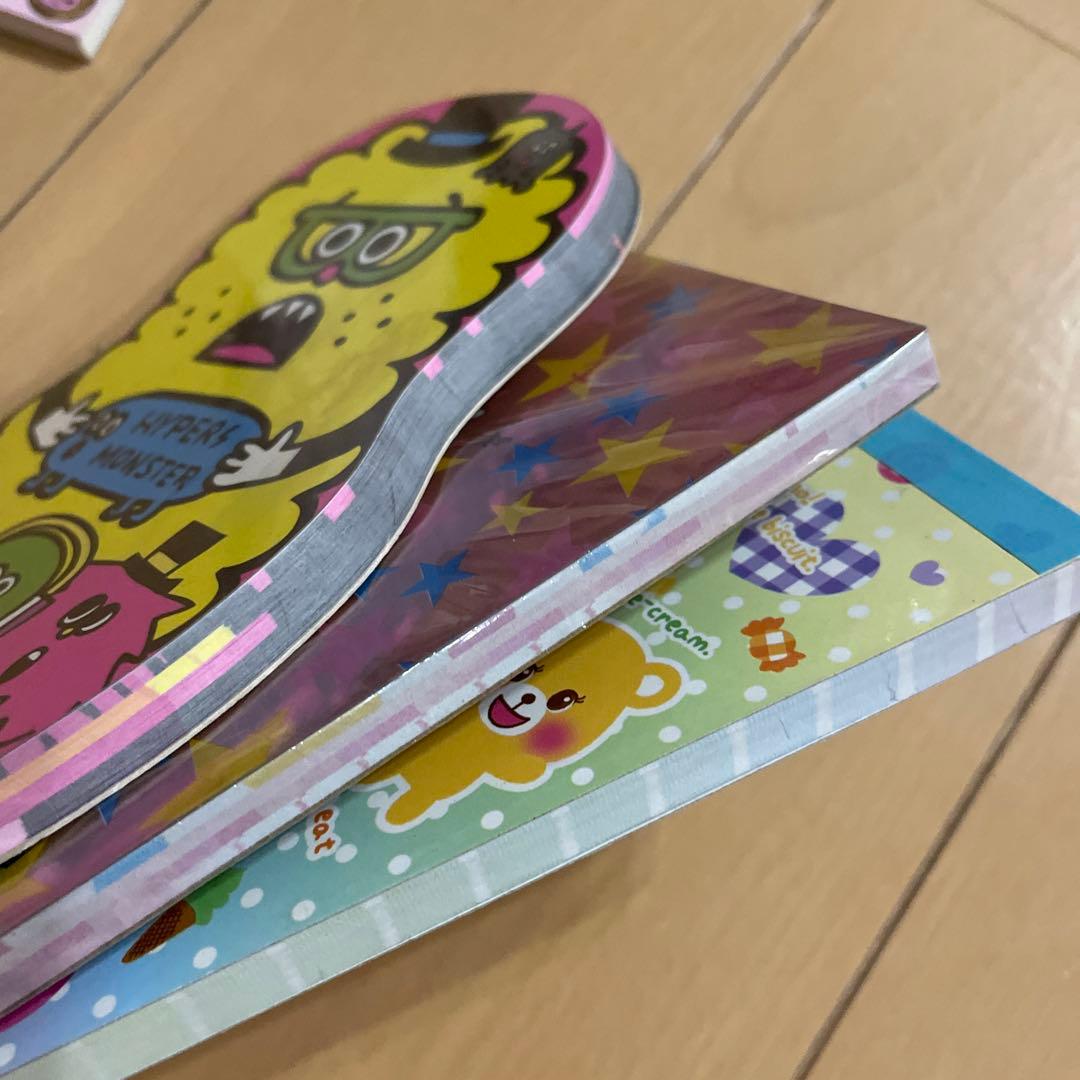 平成レトロ　メモ帳　まとめ売り　動物　ネコ　うさぎ　お札　シール帳一冊含む　12