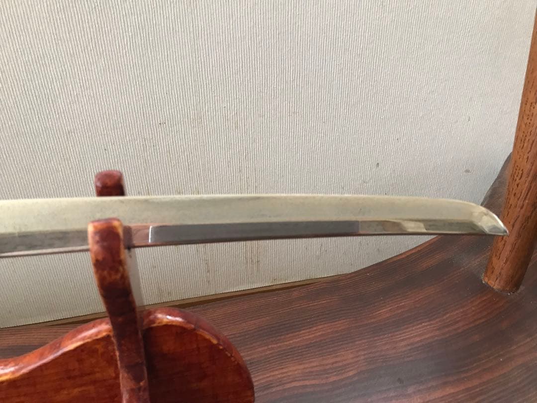 古い模造刀脇差、小柄付