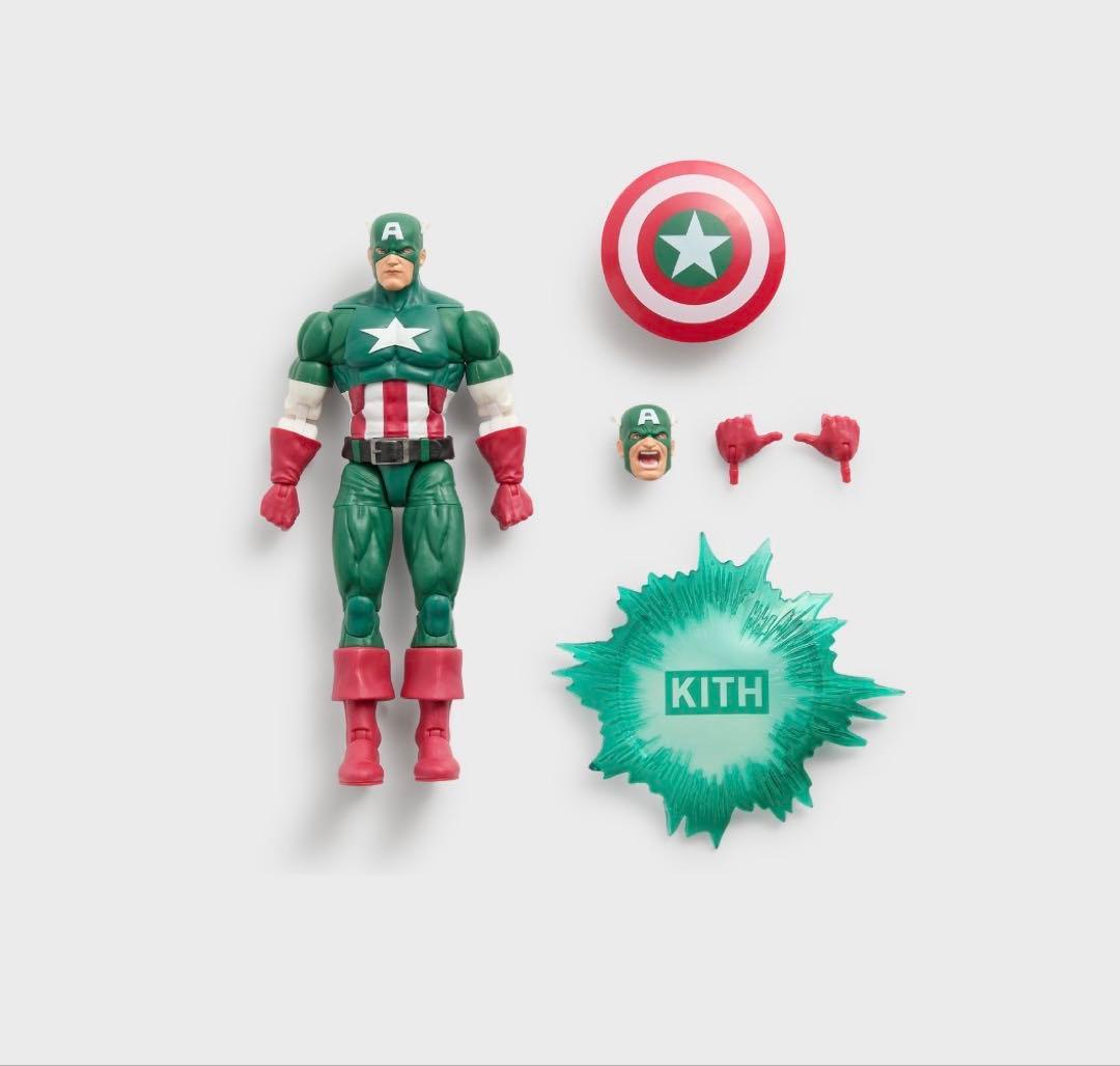 KITH マーベル カプコン フィギュア キャプテンアメリカ Marvel Ca