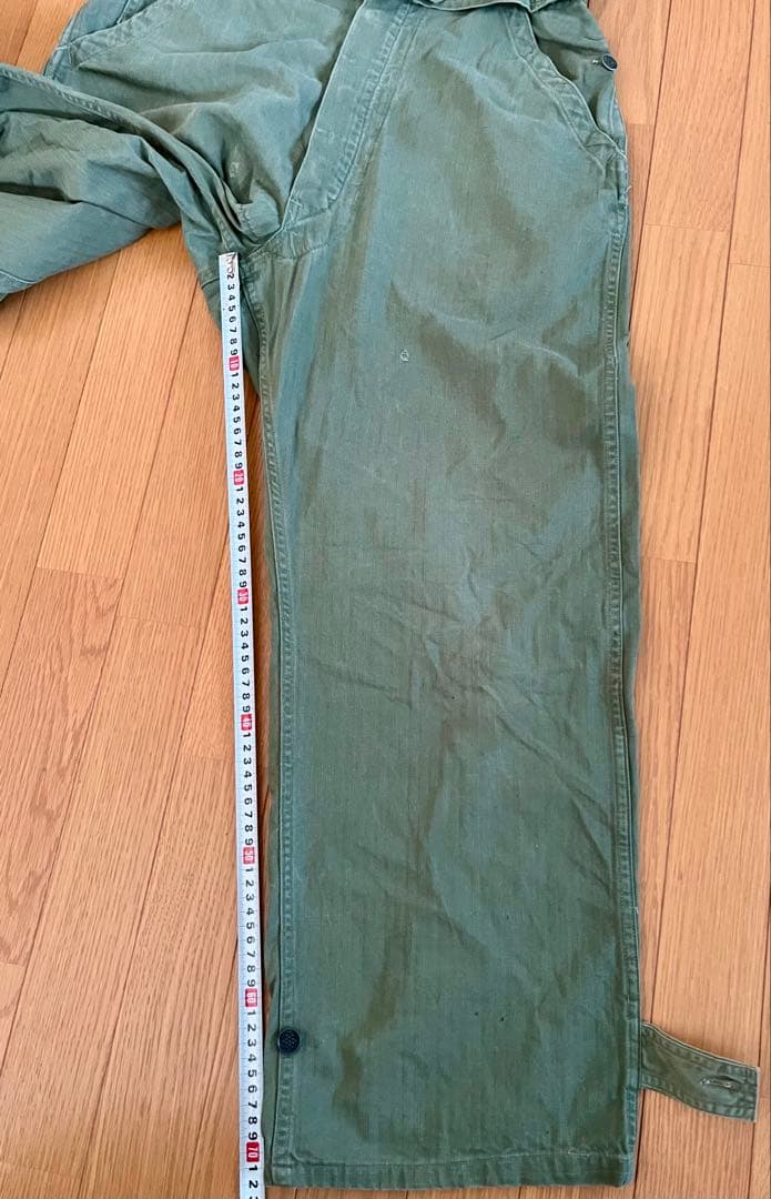 40's U.S.ARMY OD HBT オールインワン つなぎ M1938軍曹