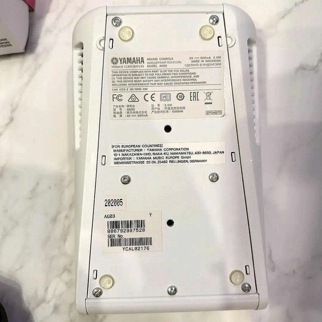 【美品】YAMAHA AG03 MK2 & AT2020 マイクセット