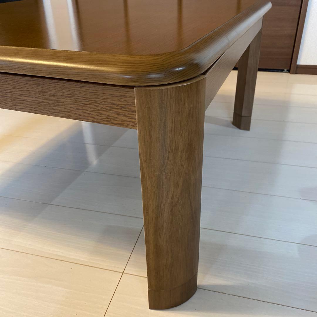 こたつ　家具調　80×80 ブラウン