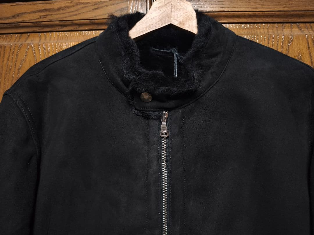 新品　EMMETI JURI ユリ ムートンジャケット　ブラック　サイズ50