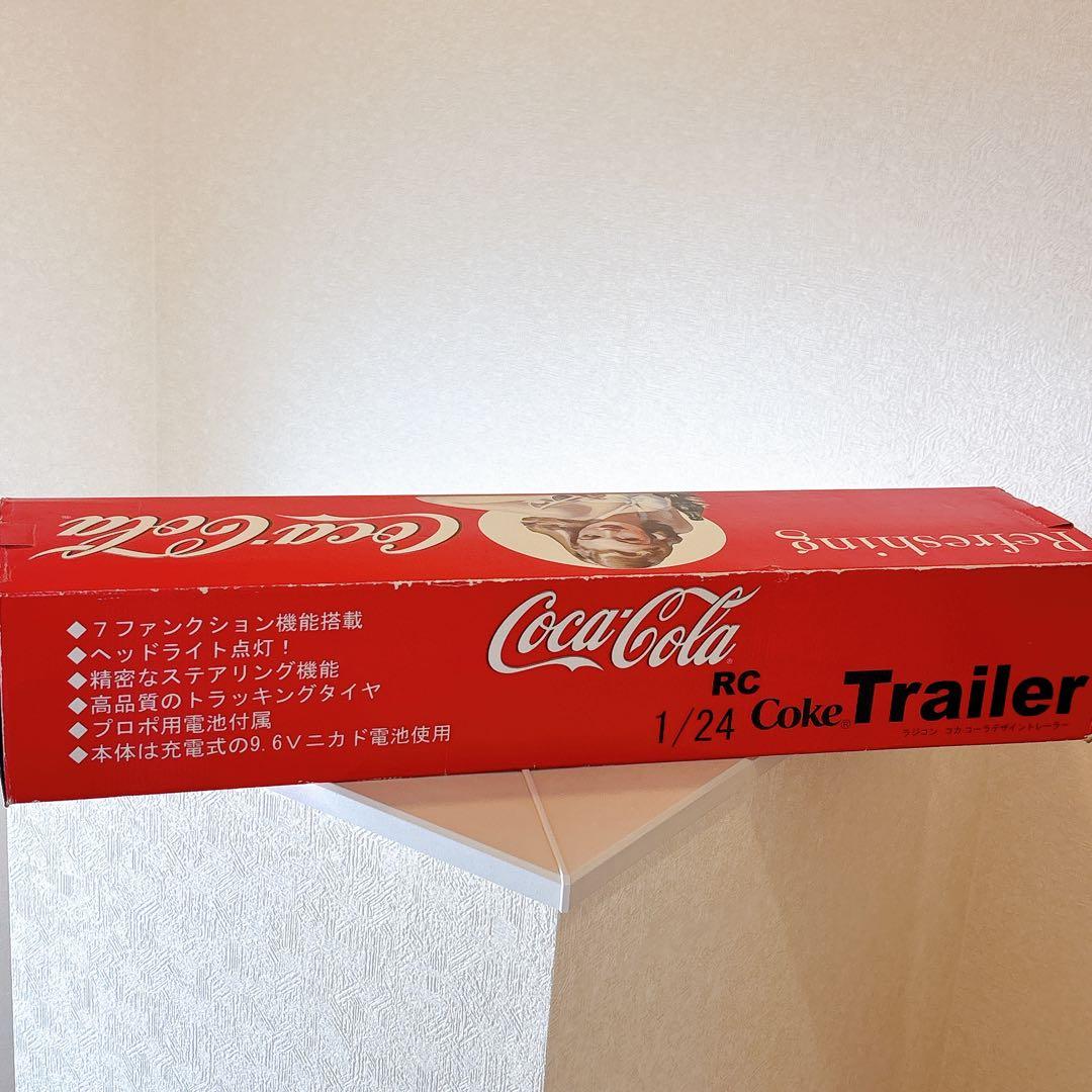 希少！　特大　コカコーラ　トレーラー　ラジコン　全長70cm 120周年記念品