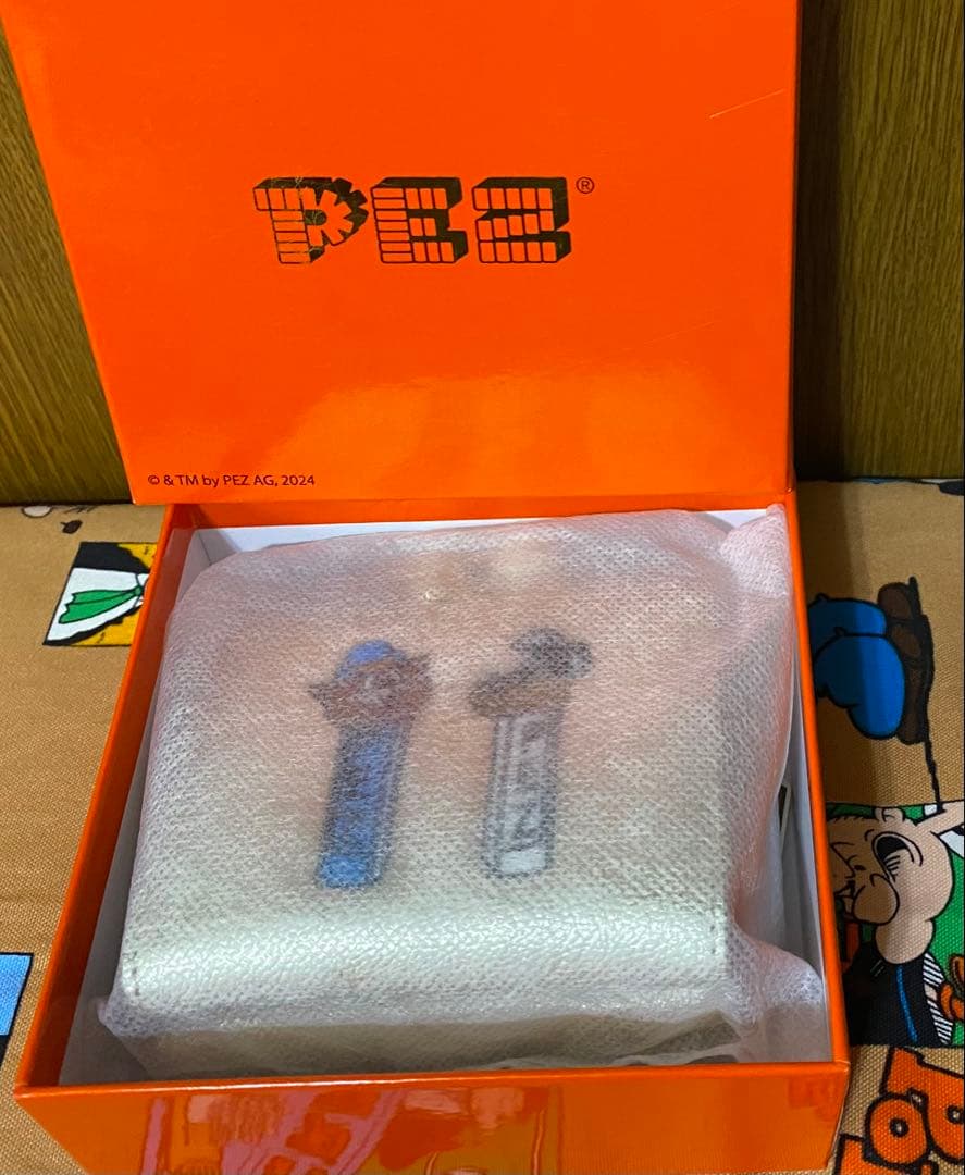 未使用PEZ(ペッツ) ×ear 本革　コラボがま口財布