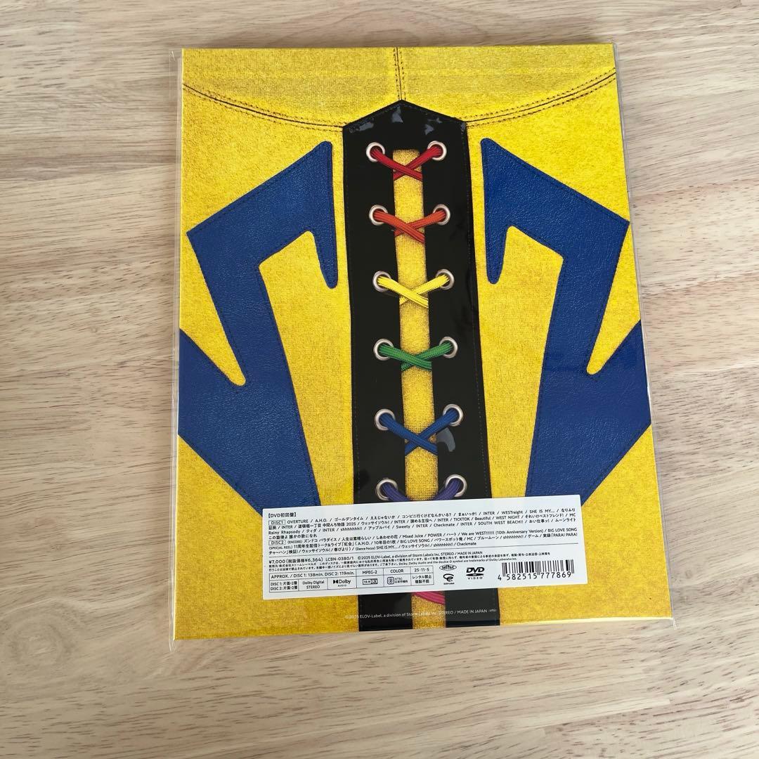 WEST. LIVE TOUR 2025 A.H.O. 初回、通常 DVDセット