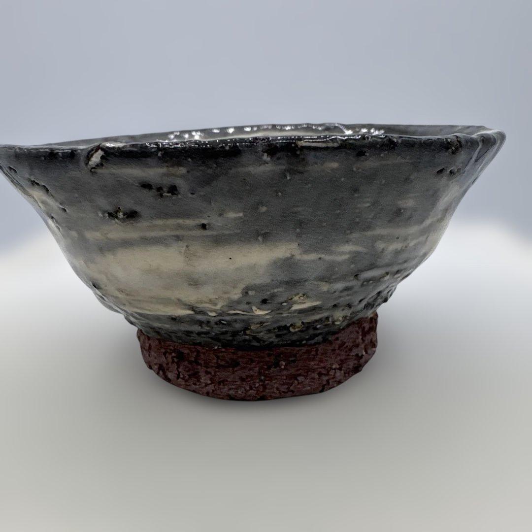 四代　真清水蔵六　刷毛目　酒盃