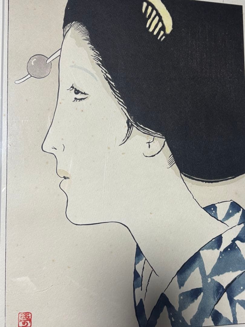 竹久　夢二　　版画(リトグラフ) 138／250