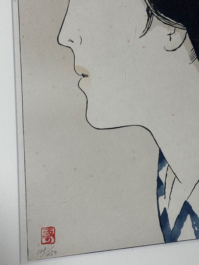 竹久　夢二　　版画(リトグラフ) 138／250