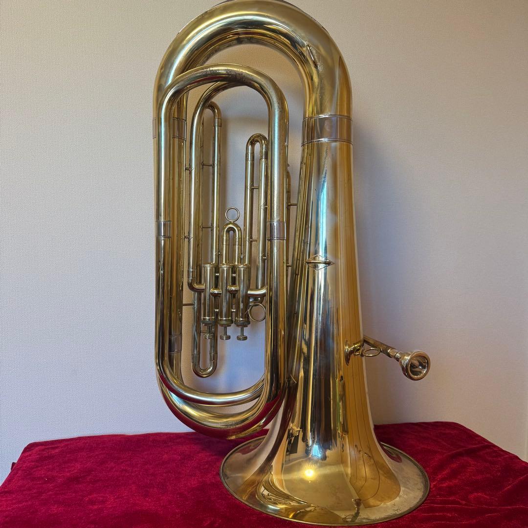 J.Michael チューバ TU-2000 金管楽器 移動式ケース 音出確認済