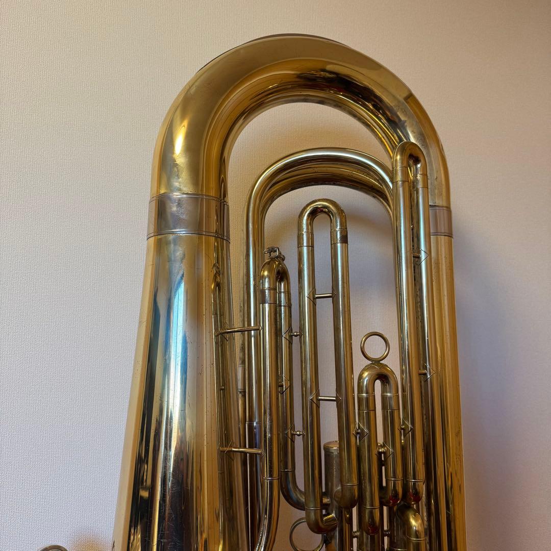 J.Michael チューバ TU-2000 金管楽器 移動式ケース 音出確認済