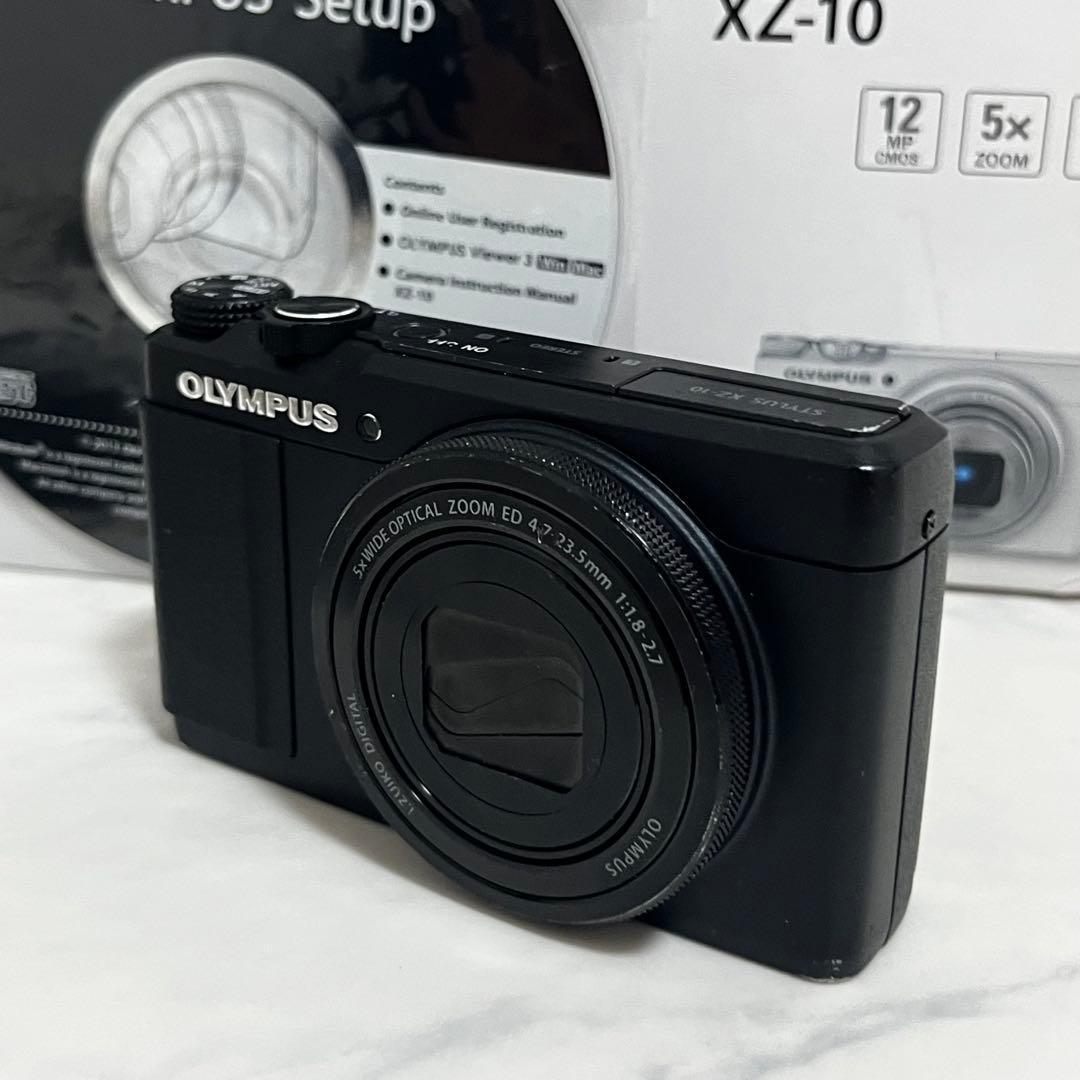 OLYMPUS オリンパス STYLUS XZ-10 デジカメ 箱 付属品完品