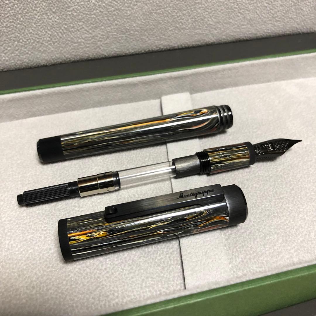 300本限定 新品未使用 モンテグラッパ 万年筆 ゼロ メテオシャワー ニブF