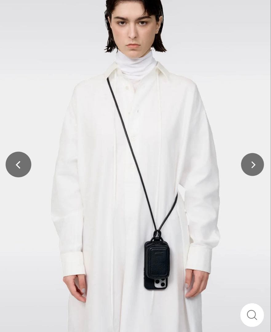 objcts.io ストラップ一体型マイクロバッグ ブラック