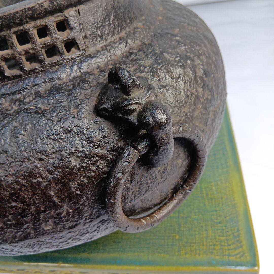 【送料無料】茶釜 　茶道具　 風呂釜　 茶器 　茶道　 銅蓋 　古道具