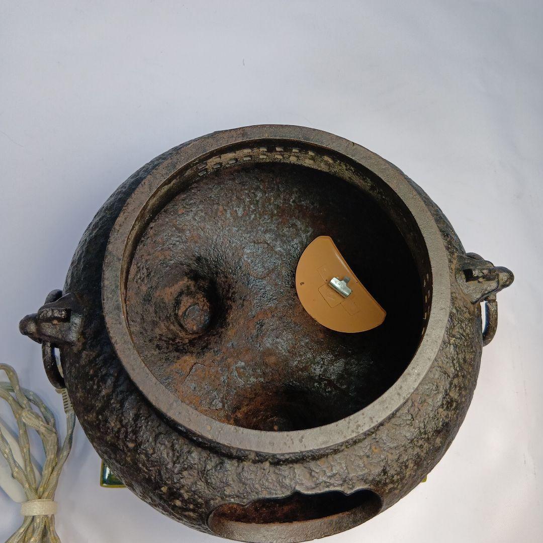 【送料無料】茶釜 　茶道具　 風呂釜　 茶器 　茶道　 銅蓋 　古道具