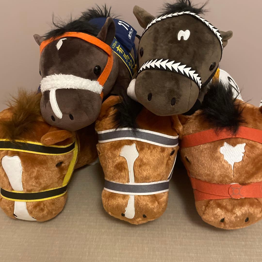 ぬいぐるみ　競馬　ディープインパクト　ナリタブライアン　タスティエーラ等