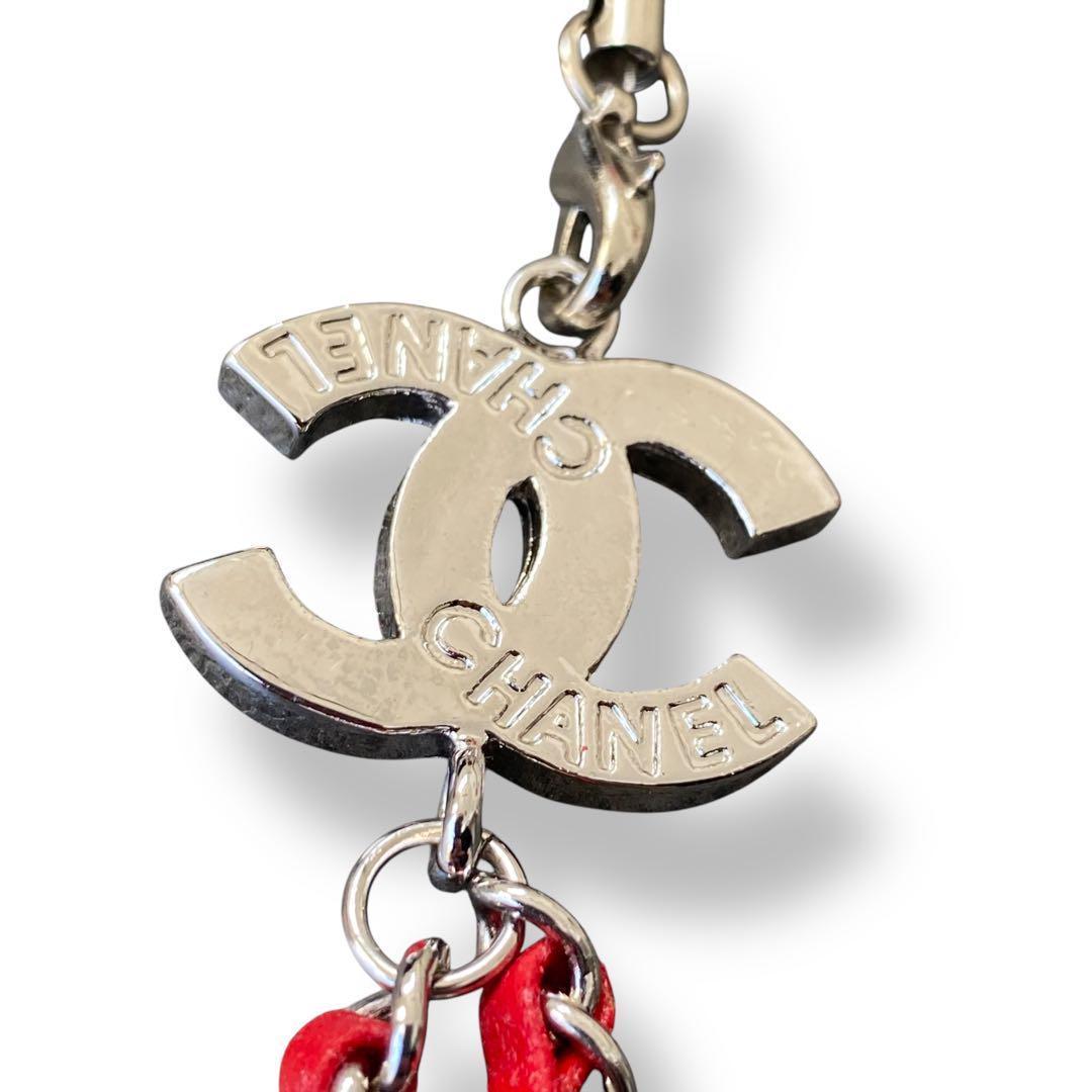 【希少　美品】CHANEL ココマーク　スマホ　ストラップ　キーホルダー