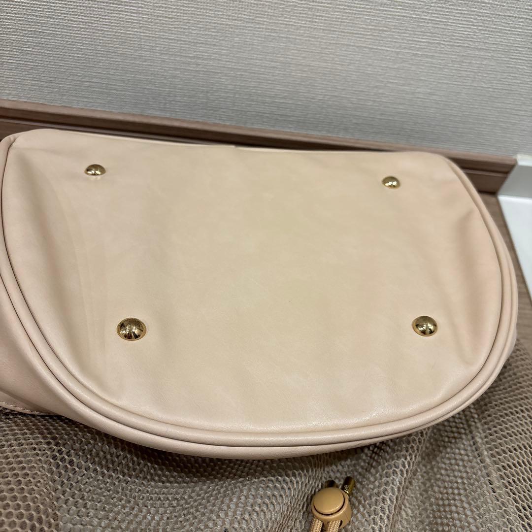 モンシェリ　2wayメッシュ巾着ペットバッグ