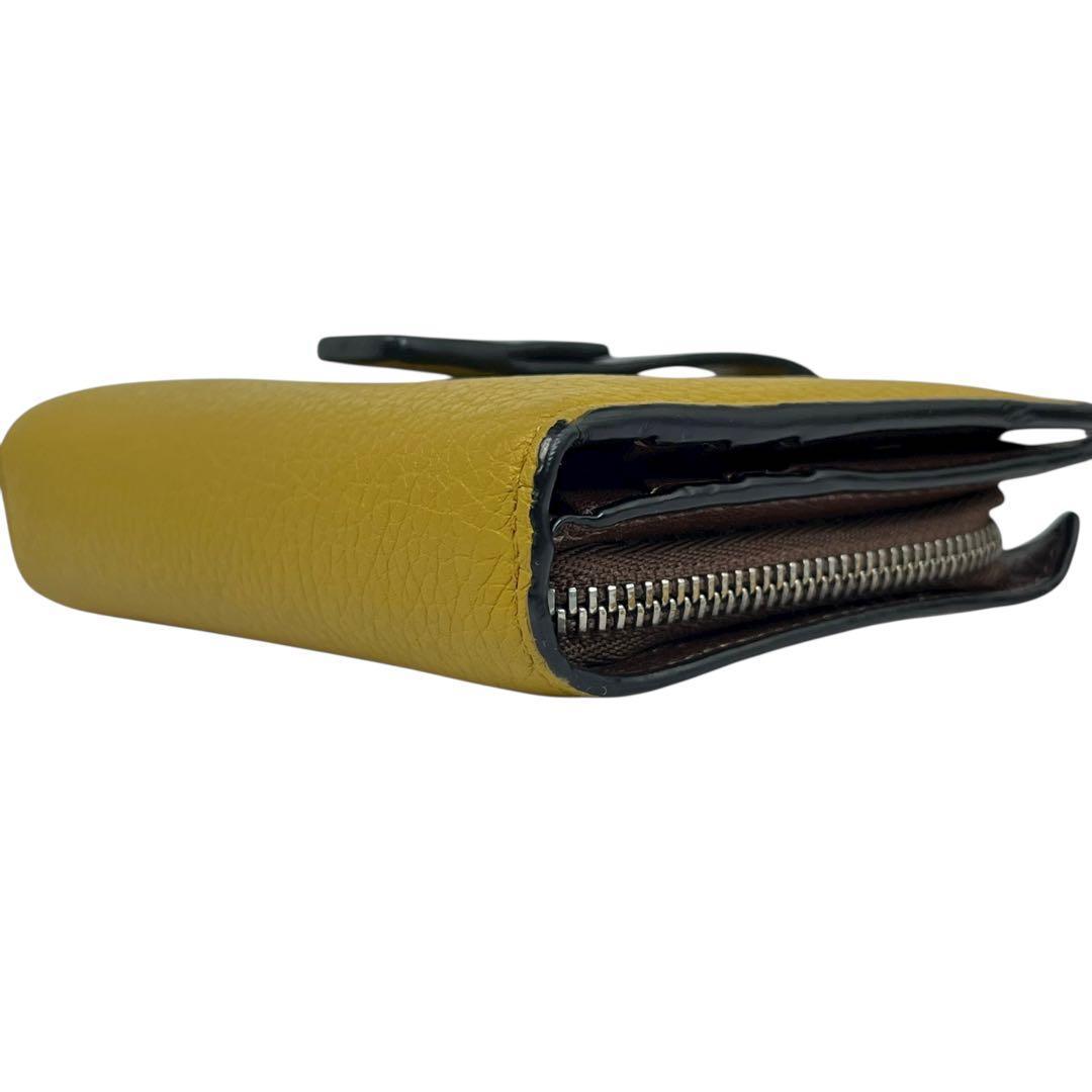 希少✨ロエベ バーティカルウォレット 二つ折り財布 アナグラム 型押し