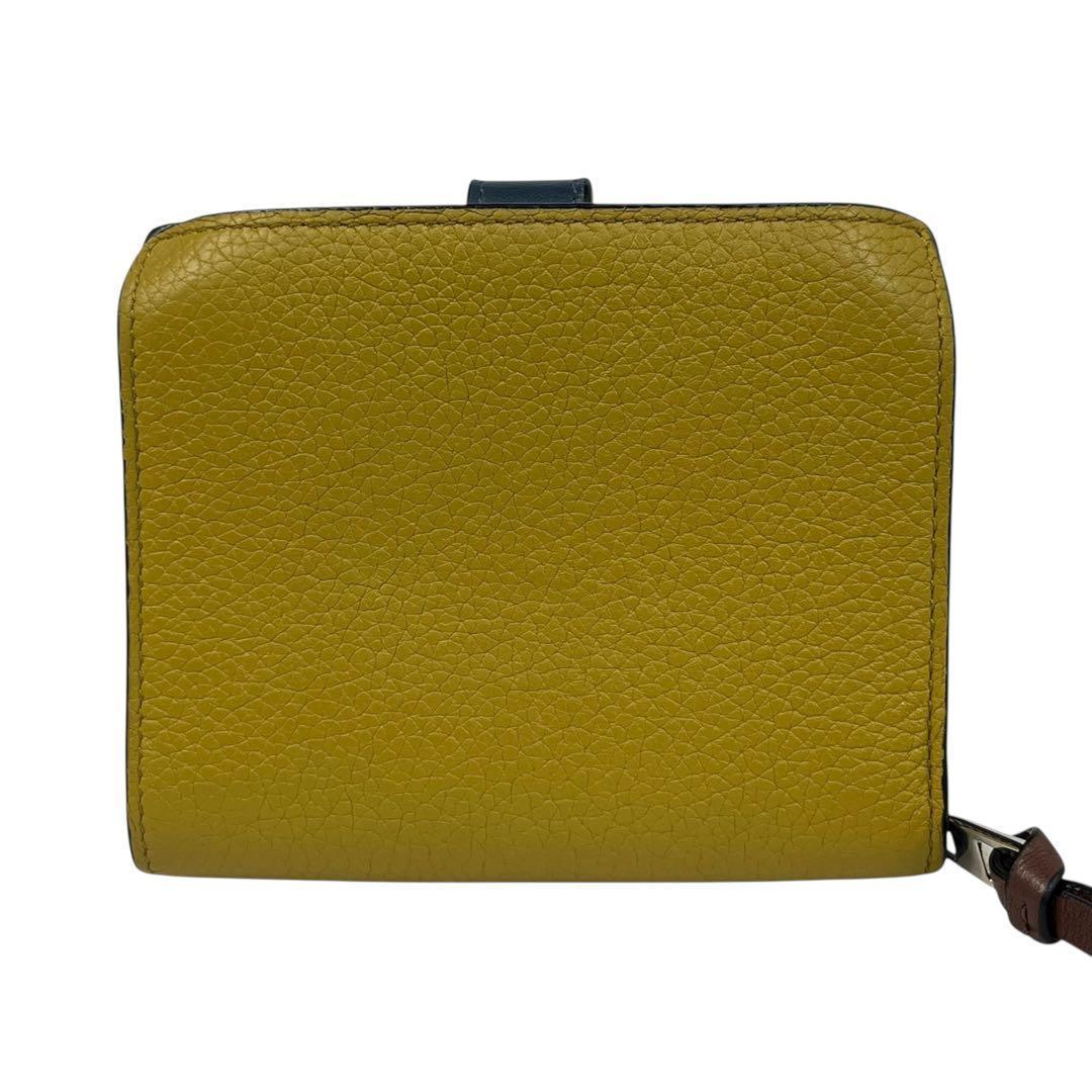 希少✨ロエベ バーティカルウォレット 二つ折り財布 アナグラム 型押し