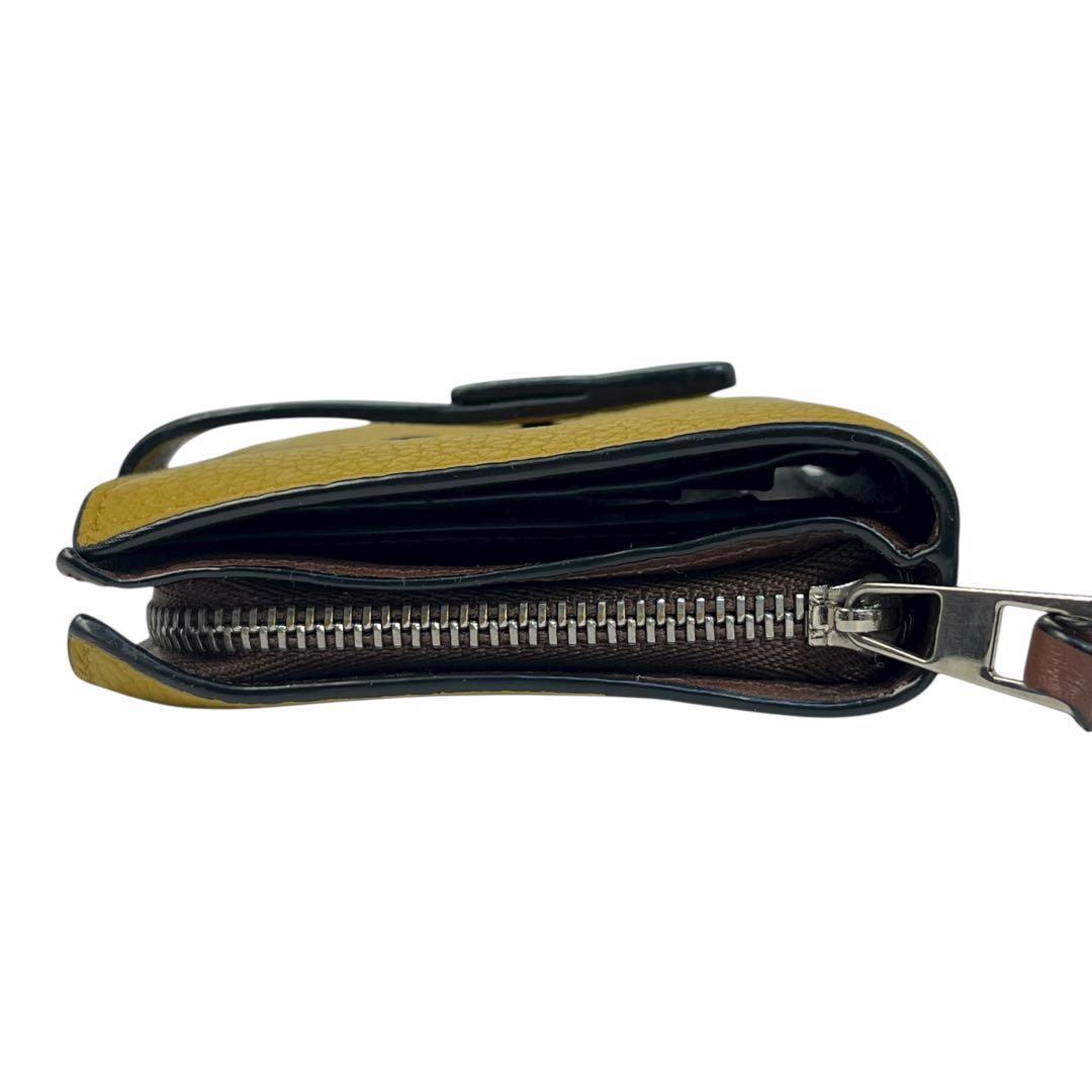 希少✨ロエベ バーティカルウォレット 二つ折り財布 アナグラム 型押し