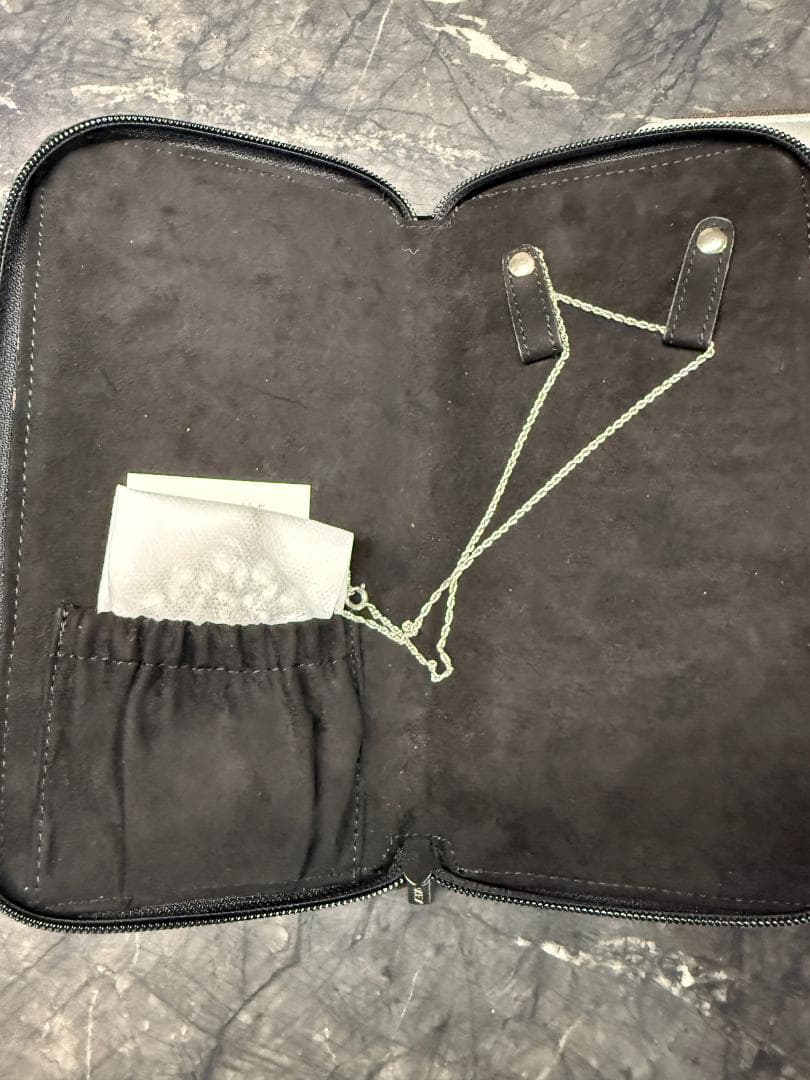 極美品★FOXEYフォクシー ブローチネックレス クリア ラインストーン パール