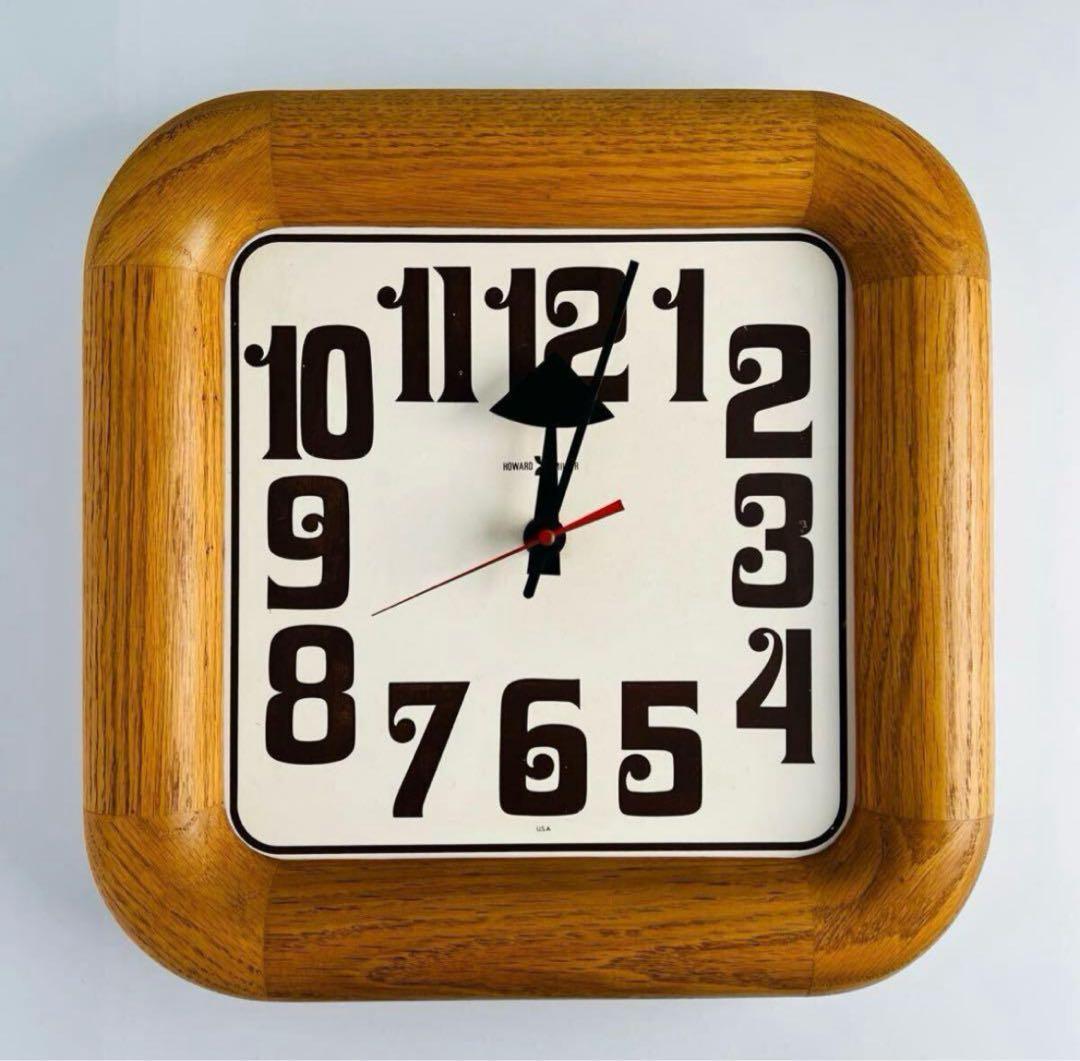 HOWARD MILLER 木製掛時計