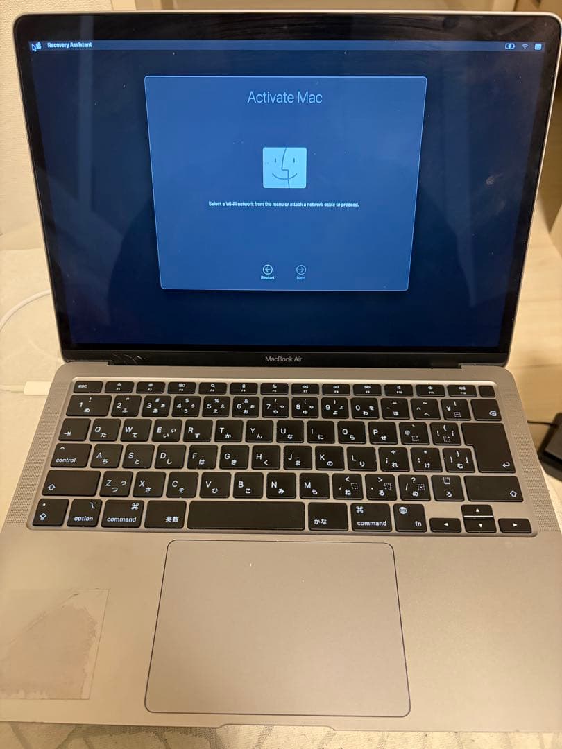 Apple MacBook Air M1 2020 スペースグレー