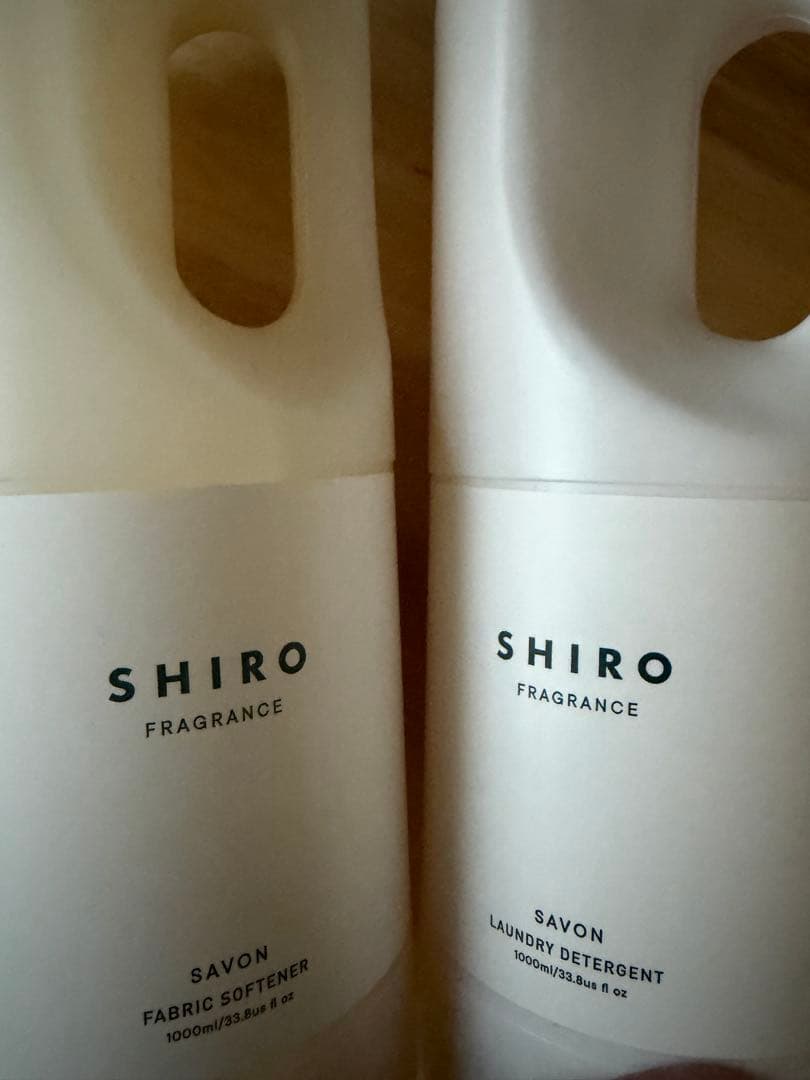 SHIRO サボン ファブリックソフナー & ランドリーリキッド 1000mL