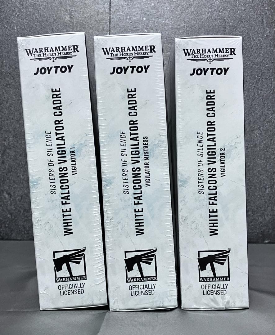 新品未開封 JOYTOY ウォーハンマー 金鎧 全3体セット ホワイトファルコン