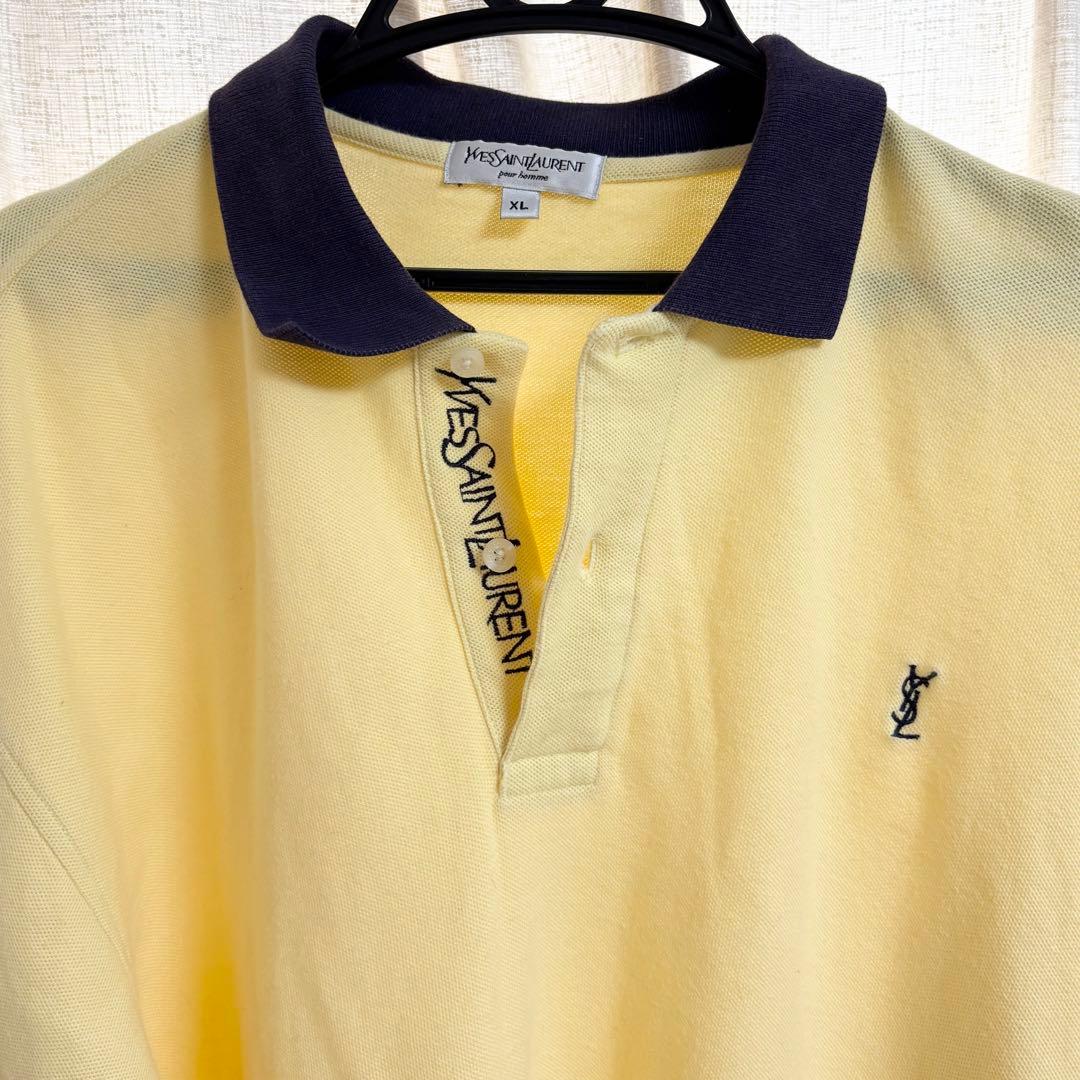 イヴ・サンローラン ニット ポロシャツ