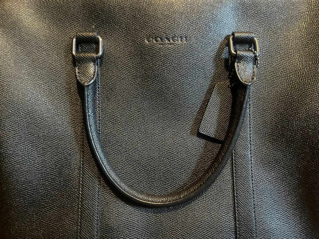 COACH レザー ビジネスバッグ ブラック