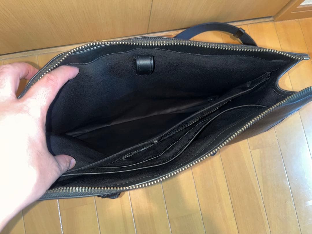 COACH レザー ビジネスバッグ ブラック