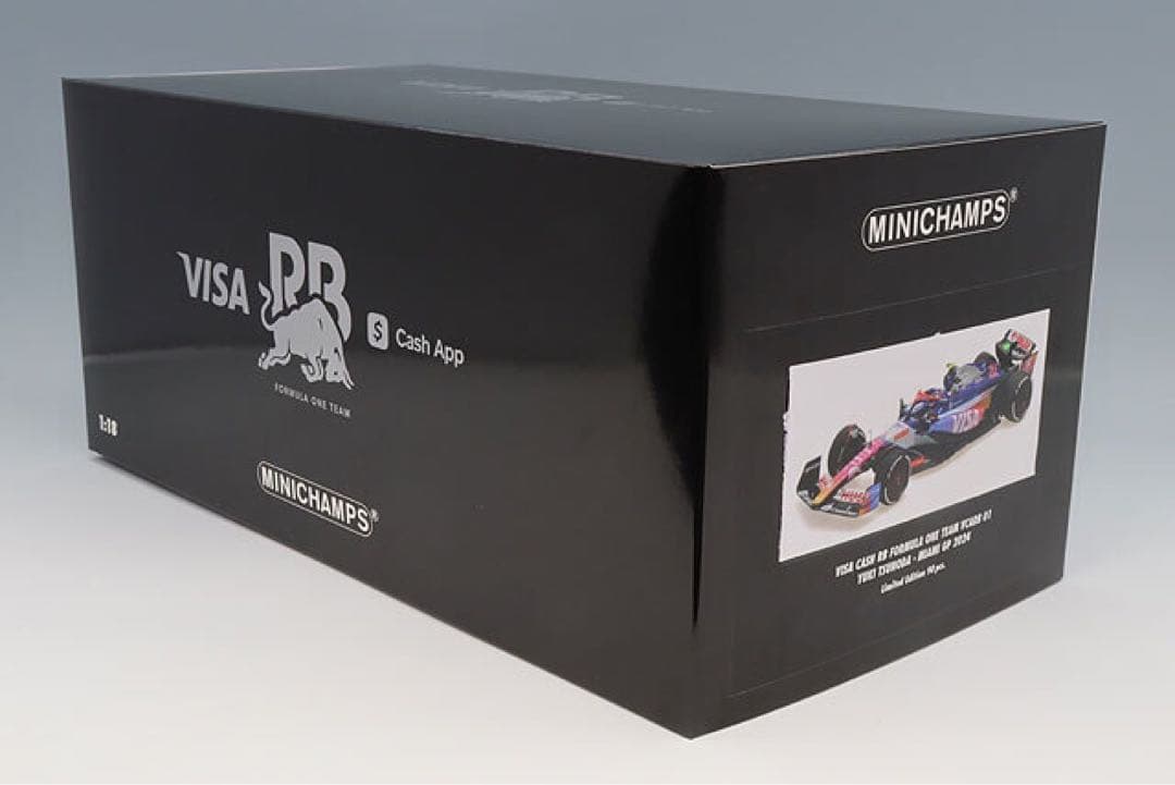 ミニチャンプス 1/18 レーシング・ブルズ 2024 マイアミGP 角田裕毅