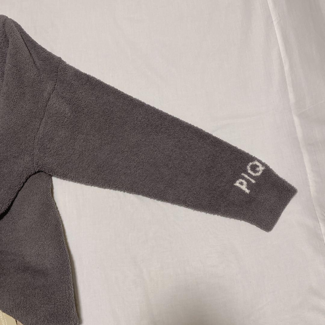 gelato pique トイプードル ジャガード カーディガンXLグレー