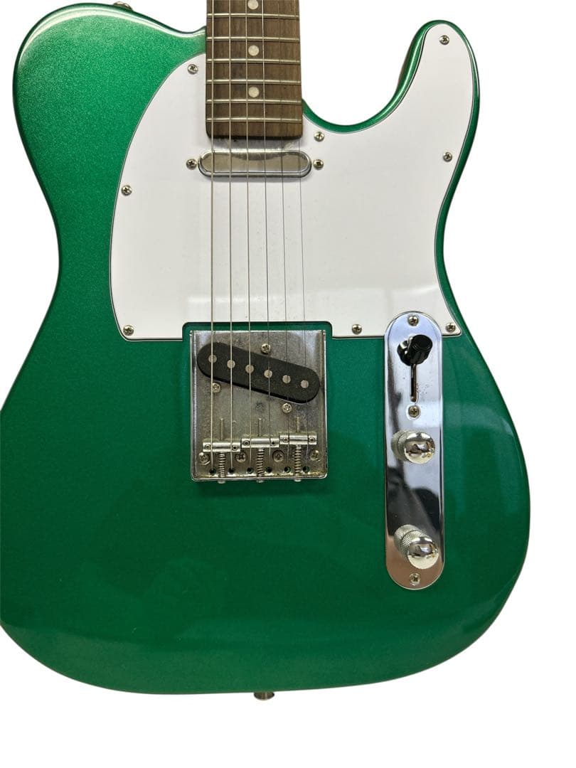 ★Bacchus エレキギター テレキャスタータイプ メタリックグリーン 現状品