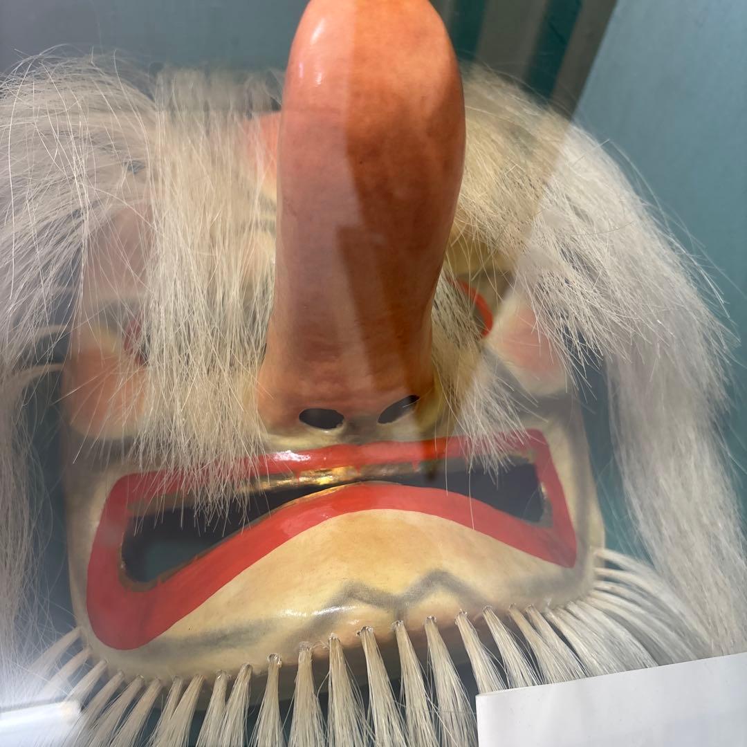 9代目　石井宗暎作　神楽面 荒神　木製