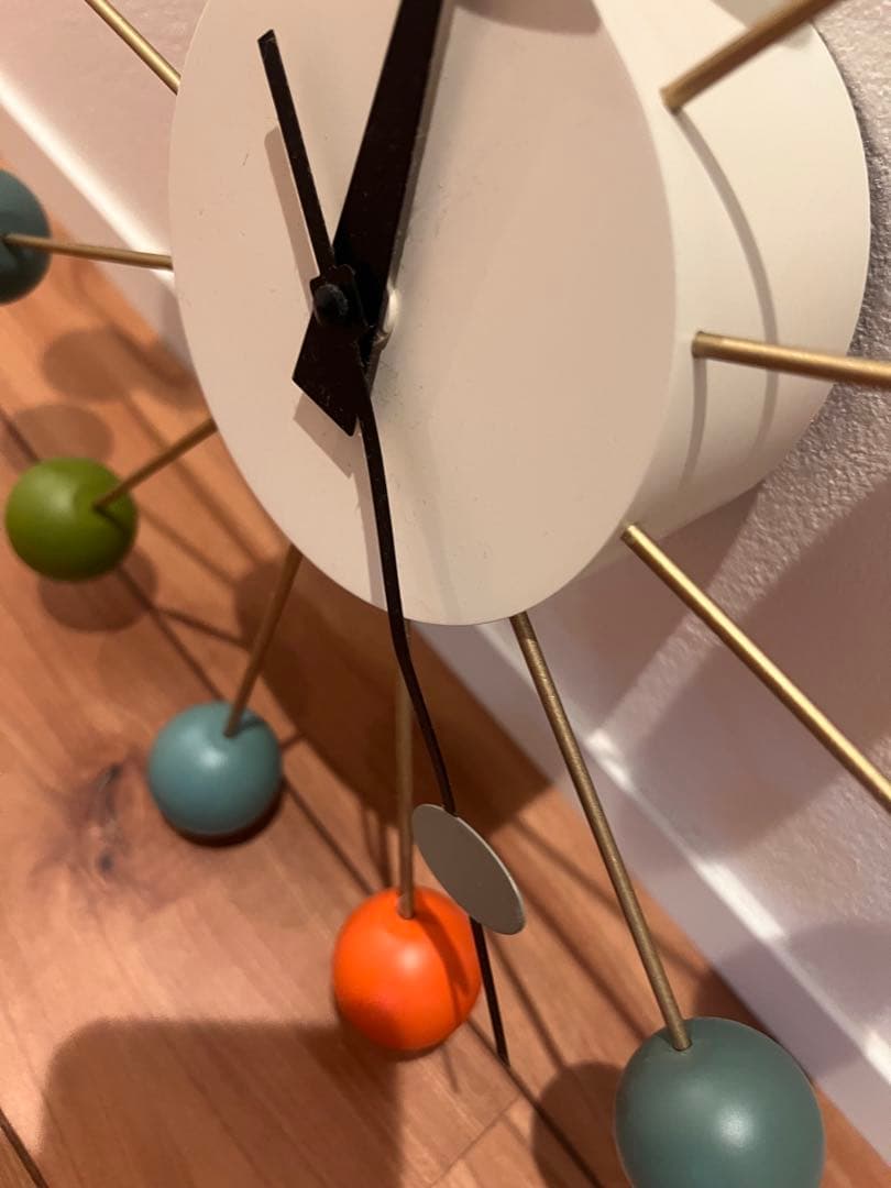 ジョージ・ネルソン　ボールクロック　マルチカラー