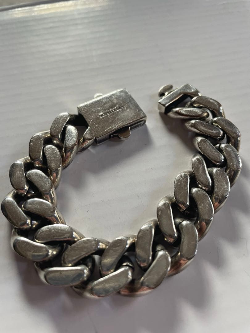 サンローラン　メタルチェーン　ブレスレット喜平