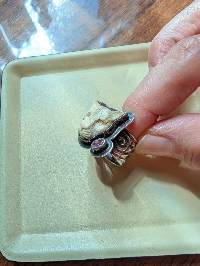 tabra tunoa タブラ　リング　指輪　シルバー　ハンドメイド　レア　希少