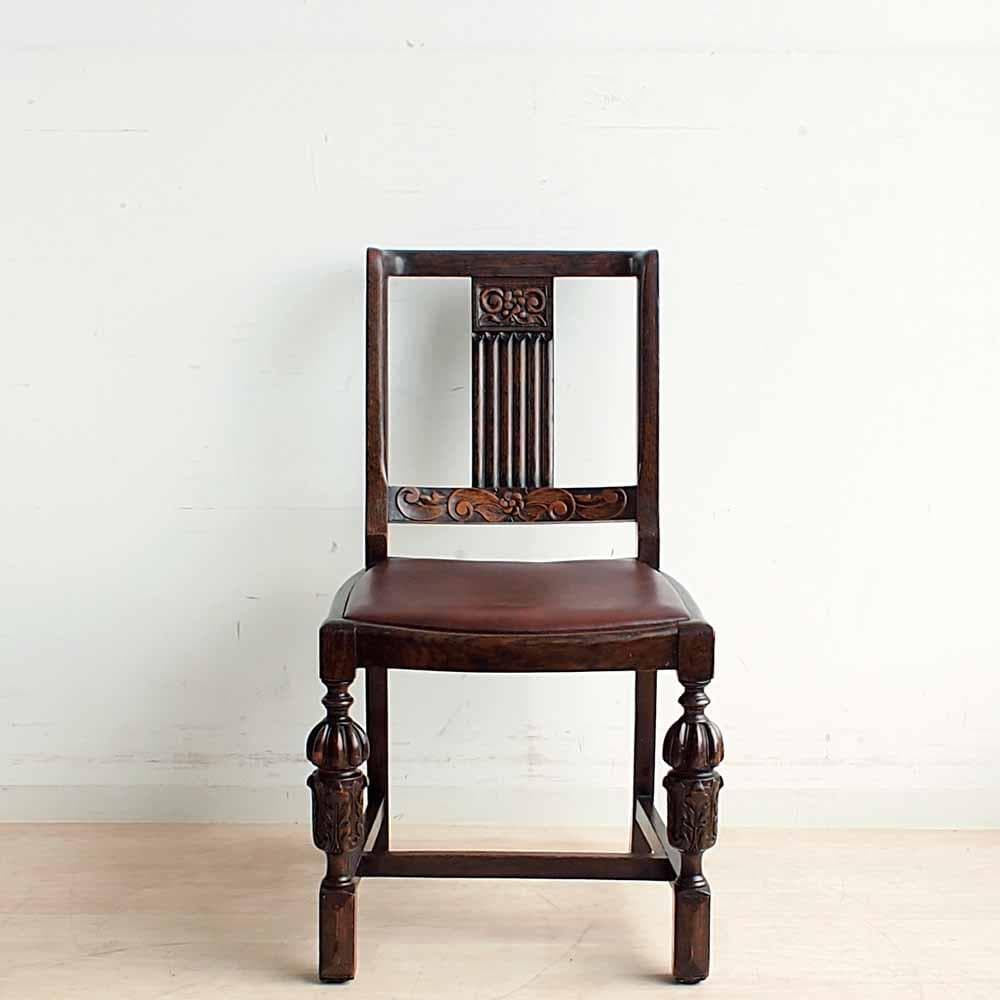 ミッキー様 バルボスレッグ オーク材 チェア D ZR24226