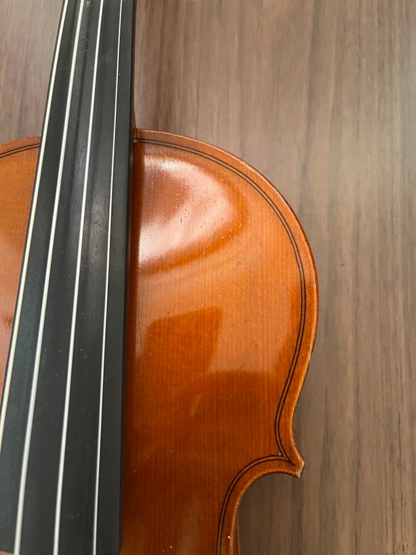 ペゾルト　801 バイオリン 1/2サイズ　本体 肩当て　アルシェ弓　ケース付き