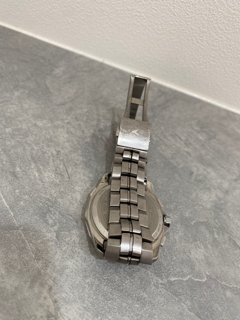 オシアナス クロノグラフ 腕時計 ブラック/ブルー　OCW-S2400