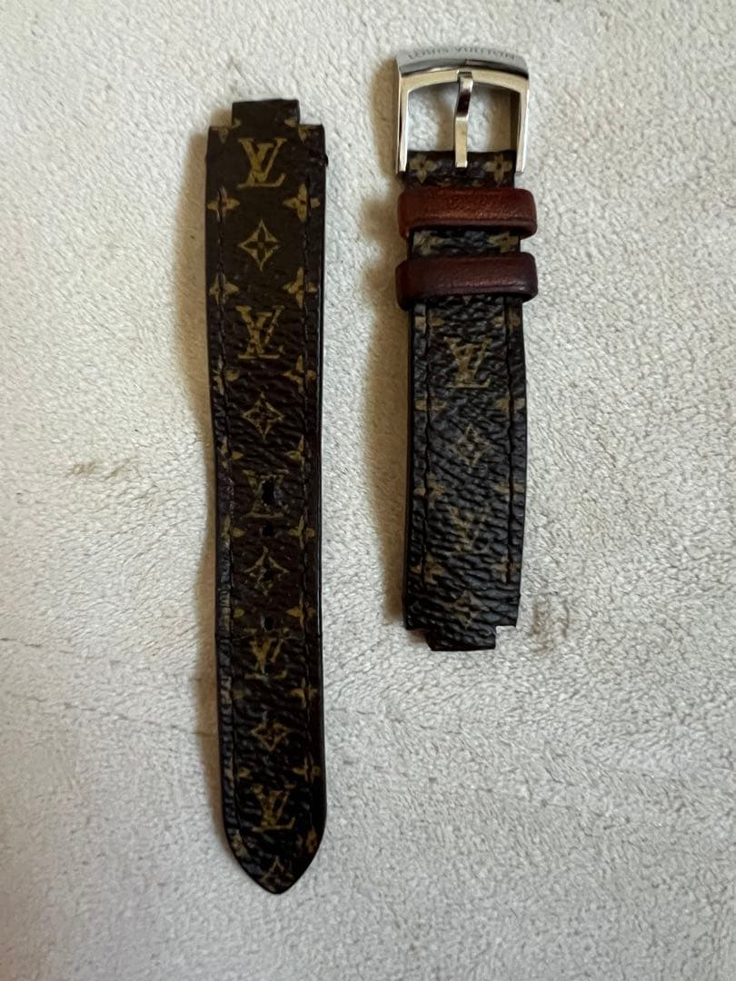 訳あり　Louis Vuitton モノグラム レザーベルト 尾錠　本物