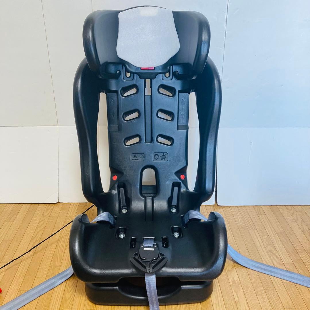 【美品】リーマン　チャイルドシート　ジュニアシート　カイナ　ブラックオレンジ