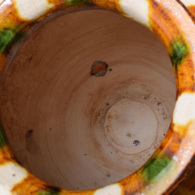 中国　唐三彩　丸壺　C　R8655H